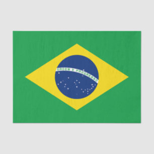 Vlag van Brazilië Tissuepapier Patriotisch