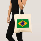 vlag van Brazilië Tote Bag (Voorkant (product))