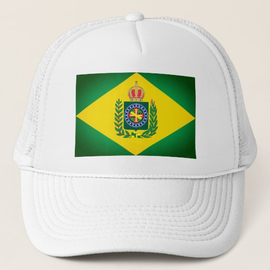 vlag van Brazilië Trucker Pet (Voorkant)