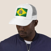 vlag van Brazilië Trucker Pet (In situ)