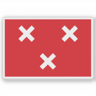 Vlag van Breda, Nederland Sticker