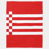 Vlag van Bremen Fleece Blanket (Voorkant)