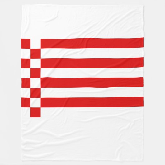 Vlag van Bremen Fleece Blanket Deken (Voorkant)