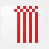 Vlag van Bremen Fleece Blanket Deken (Voorkant (Horizontaal))