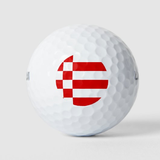Vlag van Bremen Golf Balls Golfballen (Voorkant)