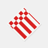 Vlag van Bremen Paper Napkins Servet (Hoek)
