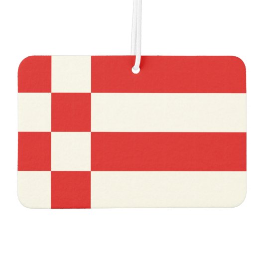 Vlag van Bremen Sleutelhanger Luchtverfrisser (Achterkant)