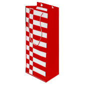 Vlag van Bremen Wine Gift Bag Wijn Cadeautas (Achterkant Gekanteld)