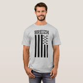 Vlag van Bretagne, Frankrijk T-Shirt (Voorkant volledig)