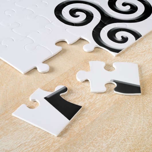 vlag van Bretagne Legpuzzel (Zijkant)