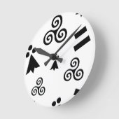 vlag van Bretagne Ronde Klok (Hoek)