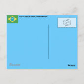 Vlag van Briefkaart Brazilië (Achterkant)