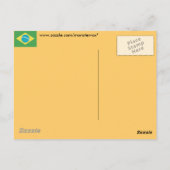 Vlag van Briefkaart Brazilië (Achterkant)
