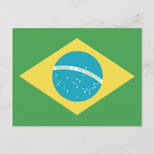 Vlag van Briefkaart Brazilië (Voorkant)