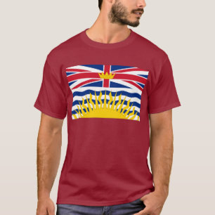 Vlag van British Columbia, Canada T-shirt