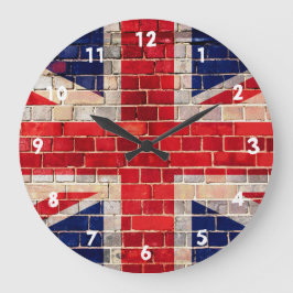 vlag van British Union Jack op een muur Grote Klok
