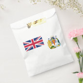 Vlag van Brits Antarctisch Territorium Bedankzakje (Gezegeld)