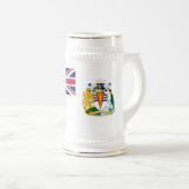 Vlag van Brits Antarctisch Territorium Bierpul (Voorkant rechts)