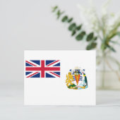 Vlag van Brits Antarctisch Territorium Briefkaart (Staand voorkant)