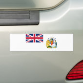 Vlag van Brits Antarctisch Territorium Bumpersticker (Op auto)