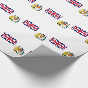 Vlag van Brits Antarctisch Territorium Cadeaupapier