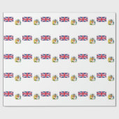 Vlag van Brits Antarctisch Territorium Cadeaupapier (Vlak)