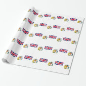 Vlag van Brits Antarctisch Territorium Cadeaupapier (Uitgerold)
