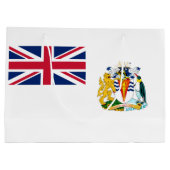 Vlag van Brits Antarctisch Territorium Groot Cadeauzakje (Achterkant)