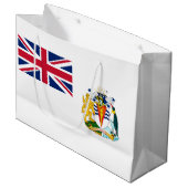 Vlag van Brits Antarctisch Territorium Groot Cadeauzakje (Voorkant Gekanteld)