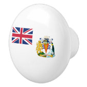 Vlag van Brits Antarctisch Territorium Keramische Knop (Rechts)