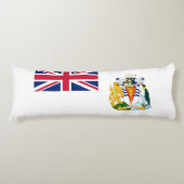 Vlag van Brits Antarctisch Territorium Lichaamskussen (Voorkant)
