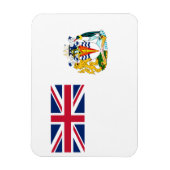 Vlag van Brits Antarctisch Territorium Magneet (Verticaal)