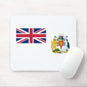 Vlag van Brits Antarctisch Territorium Muis Mat Muismat (Met muis)