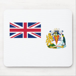 Vlag van Brits Antarctisch Territorium Muis Mat Muismat