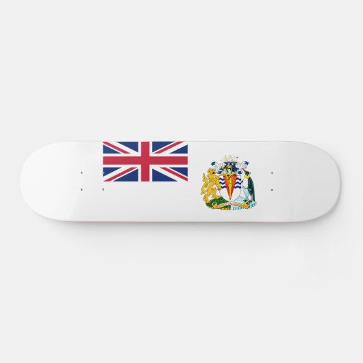 Vlag van Brits Antarctisch Territorium Persoonlijk Skateboard (Horizontaal)