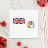 Vlag van Brits Antarctisch Territorium Servet (Insitu)