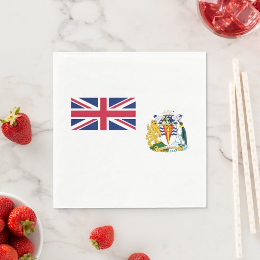 Vlag van Brits Antarctisch Territorium Servet (Insitu)