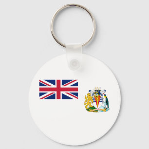 Vlag van Brits Antarctisch Territorium Sleutelhanger