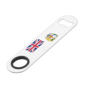 Vlag van Brits Antarctisch Territorium Speed Flessenopener (Voorkant Gekanteld)