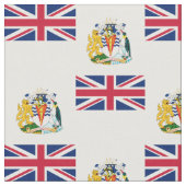 Vlag van Brits Antarctisch Territorium Stof (Close Up)