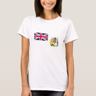 Vlag van Brits Antarctisch Territorium T-shirt
