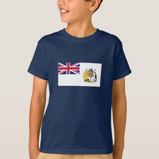 Vlag van Brits Antarctisch Territorium T-shirt (Voorkant)