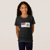 Vlag van Brits Antarctisch Territorium T-shirt (Voorkant volledig)