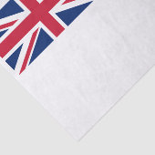 Vlag van Brits Antarctisch Territorium Tissuepapier (Detail)