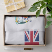 Vlag van Brits Antarctisch Territorium Tissuepapier (Geschenk)