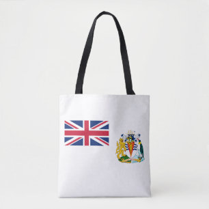 Vlag van Brits Antarctisch Territorium Tote Bag