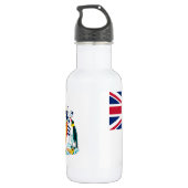 Vlag van Brits Antarctisch Territorium Waterfles (Achterkant)