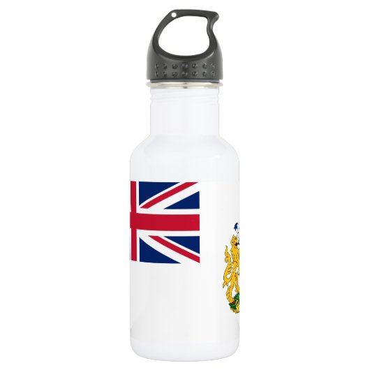 Vlag van Brits Antarctisch Territorium Waterfles (Voorkant)