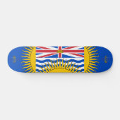 Vlag van Brits-Columbia - CND Persoonlijk Skateboard (Horizontaal)