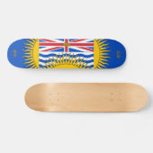Vlag van Brits-Columbia - CND Persoonlijk Skateboard (Horizontaal)